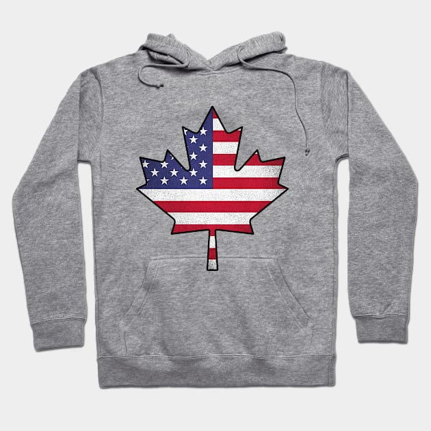 Canadian American Flag Hoodie by zap